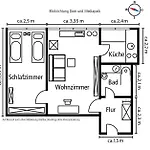 شقة Domspitzen-blick, Cooles 2 Mit Indoor-swimmingpool Auf Dem Dach, Kueche Und Smart-tv *